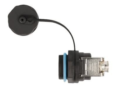 Delock - Nettverkkontakt - RJ-45 (hann) - STP - CAT 6a - utendørs - svart