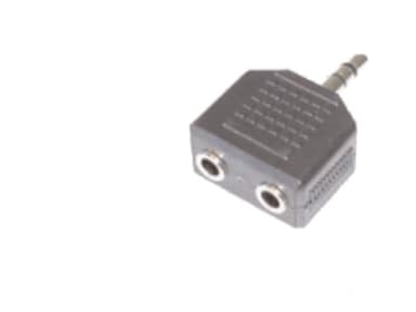 e+p GS 16, 3.5mm (M), 2x 3.5mm (F), Sort
