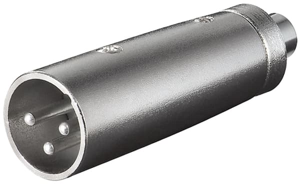 goobay - Audioadapter - XLR3 plugg til RCA beholder