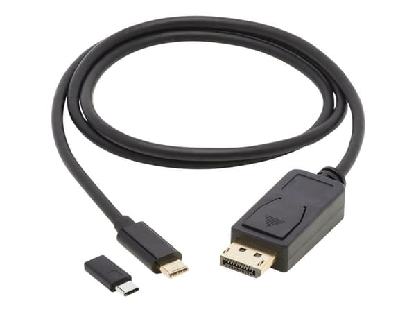 Eaton Tripp Lite Series USB-C to DisplayPort Bi-Directional Active Adapter Cable (M/M), 4K 60 Hz, HDR, Locking DP Connector, 3 ft. (0.9 m) - DisplayP