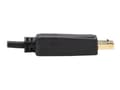 Miniatyrbilde 1 av 5: Eaton Tripp Lite Series USB-C to DisplayPort Bi-Directional Active Adapter Cable (M/M), 4K 60 Hz, HDR, Locking DP Connector, 3 ft. (0.9 m) - DisplayP