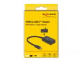 Miniatyrbild 4 av 5: Delock - Videokort - HDMI, 24 pin USB-C hona till 24 pin USB-C hane - 15 cm - svart - USB-strömförsörjning (100W), Stöd för Power Delivery 3.0