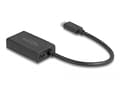 Miniatyrbild 2 av 5: Delock - Videokort - HDMI, 24 pin USB-C hona till 24 pin USB-C hane - 15 cm - svart - USB-strömförsörjning (100W), Stöd för Power Delivery 3.0