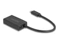 Miniatyrbild 1 av 5: Delock - Videokort - HDMI, 24 pin USB-C hona till 24 pin USB-C hane - 15 cm - svart - USB-strömförsörjning (100W), Stöd för Power Delivery 3.0