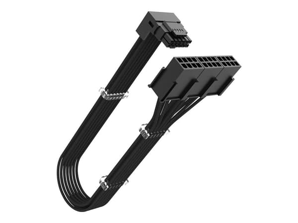 Akasa-kaapeli G-Nexus PX24 AK-CBPW31-30BK 12+4-nastainen (RA)(m) - 3x8-nastainen (RA)(w) 30cm (AK-CBPW31-30BK)