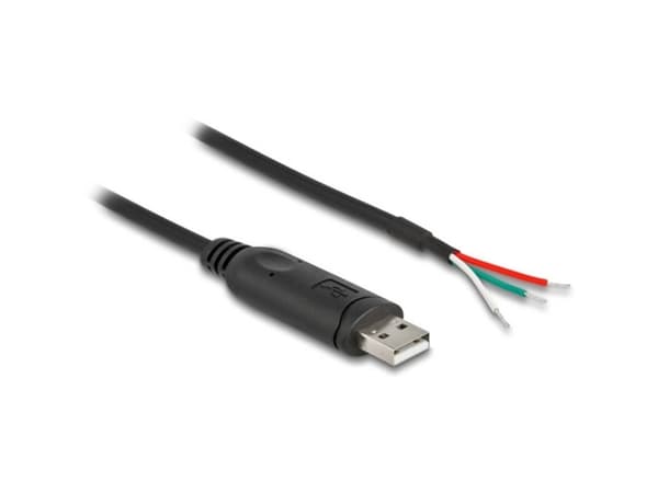 Delock - USB/seriell adapter - USB 2.0 - RS-485, Modbus - seriell RS-485 - svart