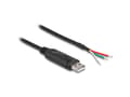 Miniatyrbild 4 av 4: Delock - USB/seriell adapter - USB 2.0 - RS-485, Modbus - seriell RS-485 - svart