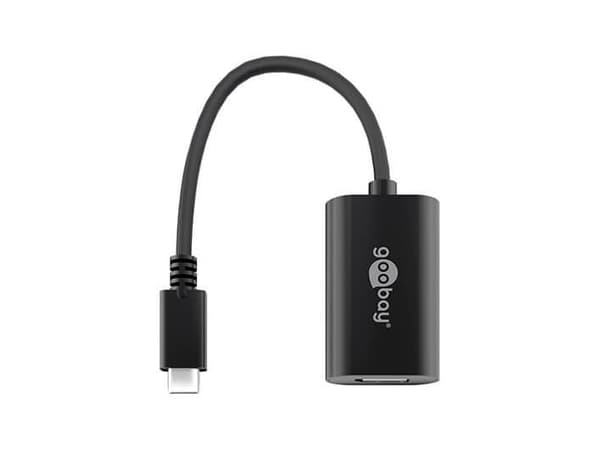 Goobay 38530 Kaapeliliitäntä/adapteri USB-C DisplayPort musta (38530)