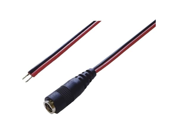 BKL Electronic DC-stikforbindelse DC-kobling - fortinnet 2.1 mm 0.75 m 1 stk Single
