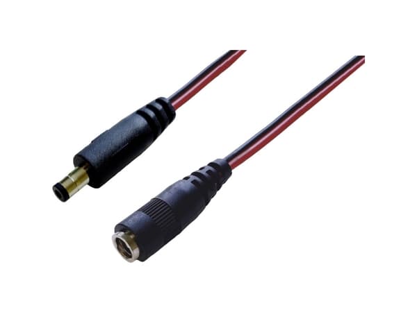 BKL Electronic DC-stikforbindelse DC-hulstik - DC-kobling 5.5 mm 2.5 mm 5.5 mm 2.5 mm 4 m 1 stk Single