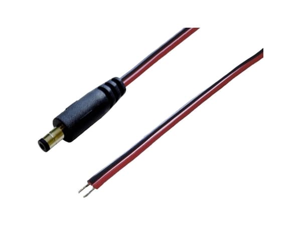 BKL Electronic DC-stikforbindelse DC-hulstik - fortinnet 5.5 mm 2.5 mm 0.75 m 1 stk Single