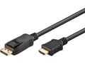 Miniatyrbild 4 av 4: Goobay 64837, 3 m, DisplayPort, HDMI Typ A (standard), Hankoppling, Hankoppling, Rak