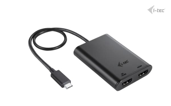 i-tec C31DUAL4K60HDMI, 2.0, USB Type-C, HDMI-lähtö, 7680 x 4320 pikseliä