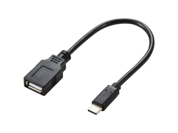 Renkforce RF-5720376, 0,15 m, USB A, USB C, USB 2.0, 480 Mbit/s, Sort