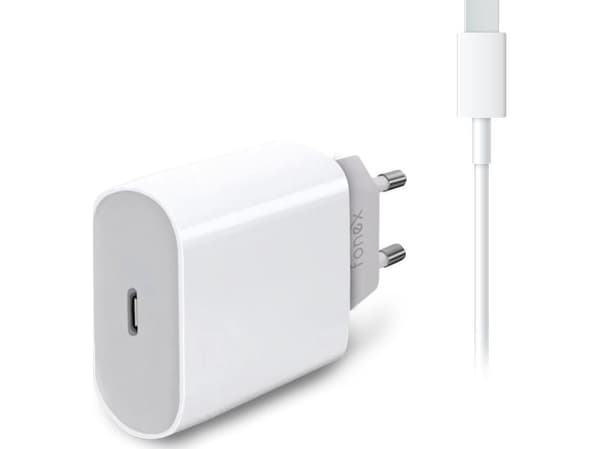 Ładowarka Fonex Travel Charger Type-C PD 20W + Type-C Cable 1.5m By Fonex White