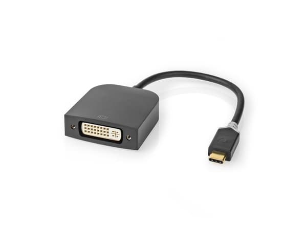 Nedis CCBW64552AT02, 3.2 Gen 1 (3.1 Gen 1), USB Type-C, DVI-utgang, 1920 x 1080 piksler