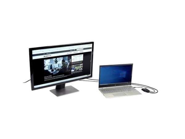 Black Box VA-USBC31-DVIC, Sort, 60 Hz, 1920 x 1200 piksler, 0 - 45 °C, -10 - 70 °C, 10 - 85%