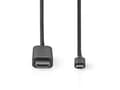 Miniatyrbilde 3 av 4: Nedis CCGB64655BK20, 2 m, USB Type-C, HDMI, Hankjønn, Hankjønn, Rett