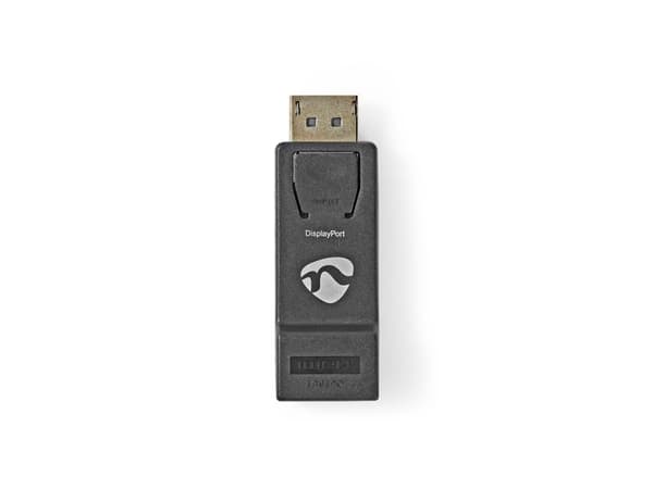 Adapter AV Nedis Nedis CCGB37915BK zmieniacz płci / kabli HDMI Type A (Standard) DisplayPort Czarny