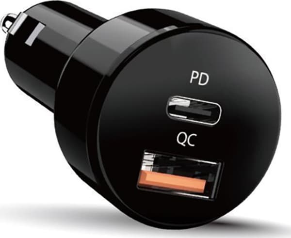Įkroviklis Car Genius 36W, 2-porter, USB-C, USB-A, PD-36AC-Car