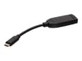 Miniatyrbild 3 av 5: C2G USB C to HDMI Adapter - USB C to HDMI Dongle - 4K 60Hz - M/M - Videokort - 24 pin USB-C hane till HDMI hona - 16.4 cm - svart - 4K60Hz stöd