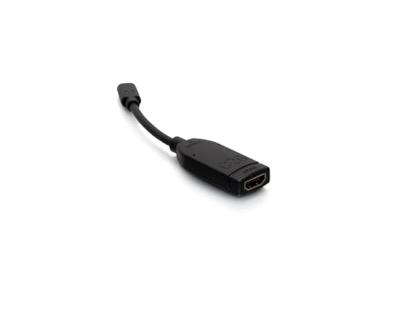 C2G USB C to HDMI Adapter - USB C to HDMI Dongle - 4K 60Hz - M/M - Videokort - 24 pin USB-C hane till HDMI hona - 16.4 cm - svart - 4K60Hz stöd