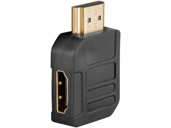 Goobay 65750, HDMI Type A (Standard), HDMI Type A (Standard), Hunkjønn, Hankjønn, Gull, 7860 x 4320 piksler