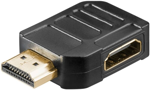 Goobay 65750, HDMI Type A (Standard), HDMI Type A (Standard), Hunkjønn, Hankjønn, Gull, 7860 x 4320 piksler