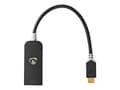 Miniatyrbild 3 av 5: Nedis USB-C 3.1 Adapter Cable - USB-/DisplayPort-adapter - 24 pin USB-C (hane) till DisplayPort (hona) - USB 3.1 - 20 cm - antracit