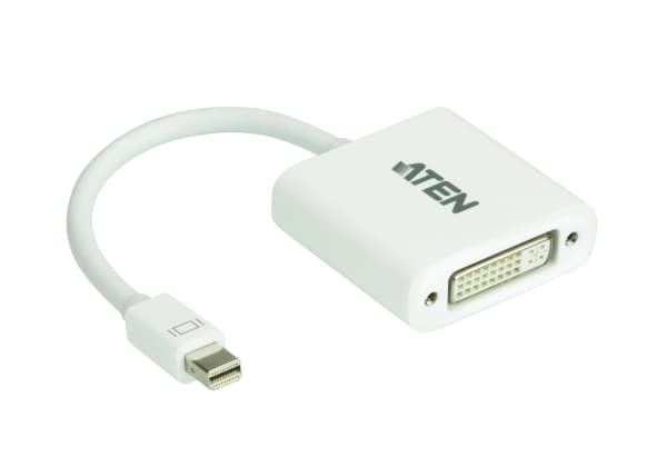 ATEN VC960 - Video adapter - Mini DisplayPort (hann) til DVI-D (hunn) - hvit - for P/N: 0AD8-8012-70MG, VE901T-AT-E