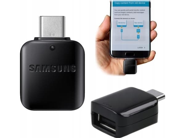 USB-adapter Samsung Samsung-adapter EE-UN930, USB-C, OTG, svart (bulk)