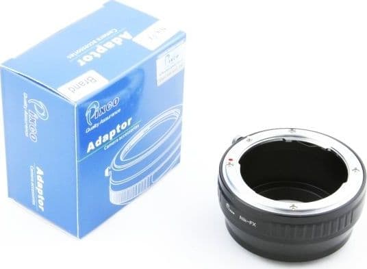 Pixco Adapter FUJI / FUJIFILM X X-mount til NIKON Ai AiS AF