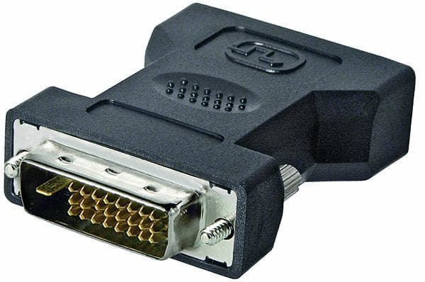 Tecline 38989, DVI-I, DVI-D, Svart