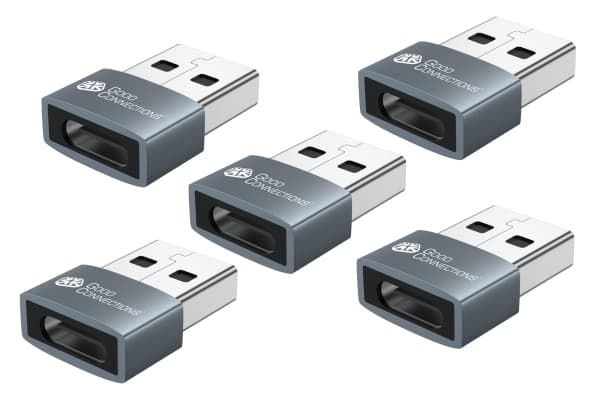 Alcasa USB-AD203-5, USB-A, USB-C, Grå