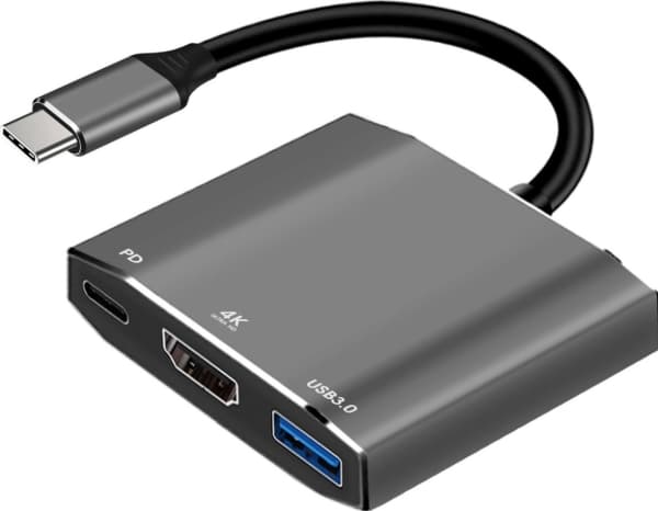 Art USB-C hane / HDMI hona 4K 60Hz / 1x USB3.0 / USB-C 0,15m station/replikator