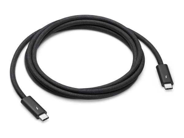 Apple Thunderbolt 4 Pro - Thunderbolt-kabel - 24 pin USB-C (hane) till 24 pin USB-C (hane) - USB 3.2 / USB4 / Thunderbolt 3 / Thunderbolt 4 / Display