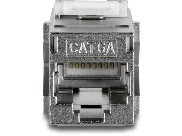 TRENDnet - Modulinnlegg (kopling) - CAT 6a - RJ-45 - TAA-samsvar (en pakke 6)