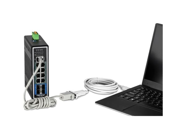 TRENDnet TU-S910 (versjon v3.2R) - USB / seriekabel - USB (han) til RS-232 (han) - 3 m