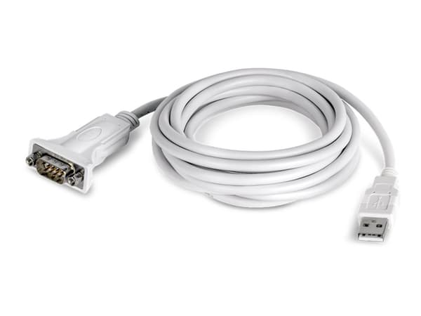 TRENDnet TU-S910 (versjon v3.2R) - USB / seriekabel - USB (han) til RS-232 (han) - 3 m