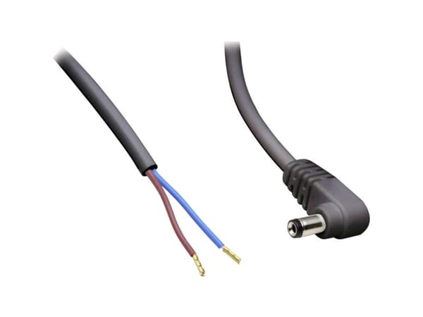 BKL Electronic Lavvoltstilslutningskabel Lavspændingsstik - åben ende 5.50 mm 2.10 mm 0.50 m 1 stk