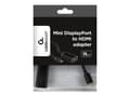 Miniatyrbilde 3 av 5: Gembird - Video adapter - Mini DisplayPort hann til HDMI hunn - svart