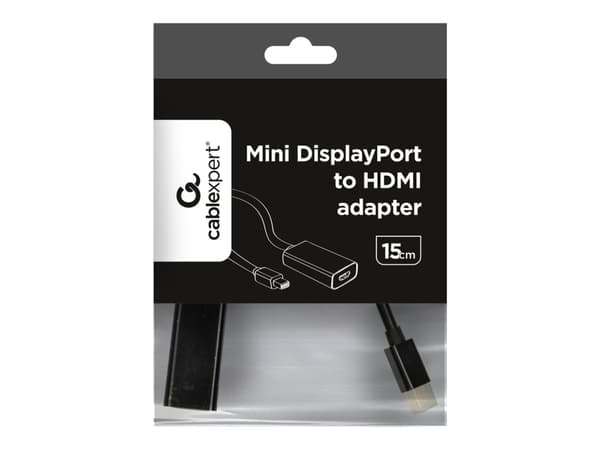 Gembird - Video adapter - Mini DisplayPort hann til HDMI hunn - svart
