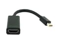 Miniatyrbilde 2 av 5: Gembird - Video adapter - Mini DisplayPort hann til HDMI hunn - svart
