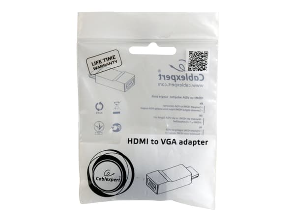 Gembird A-HDMI-VGA-001, HDMI, VGA, Ut