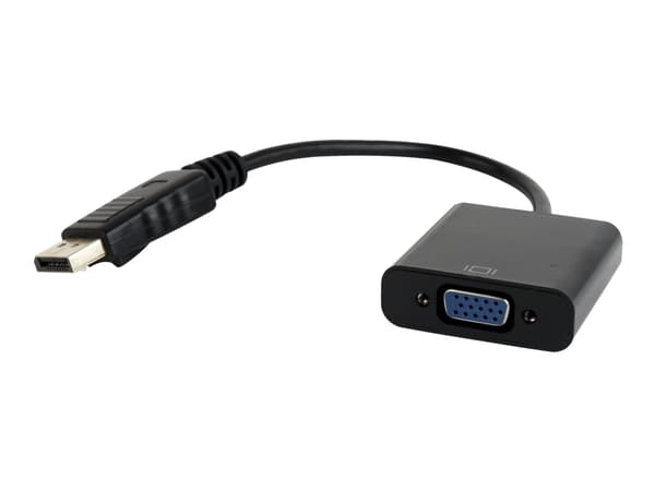 Gembird AB-DPM-VGAF-02, VGA (D-Sub), DisplayPort, Hanstik, Hunstik, 1.1a, Sort