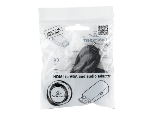 Cablexpert - Videokonverter - HDMI - VGA - svart