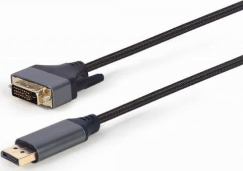 Gembird CC-DPM-DVIM-4K-6, 1,8 m, DisplayPort, DVI, Hankjønn, Hankjønn, Rett
