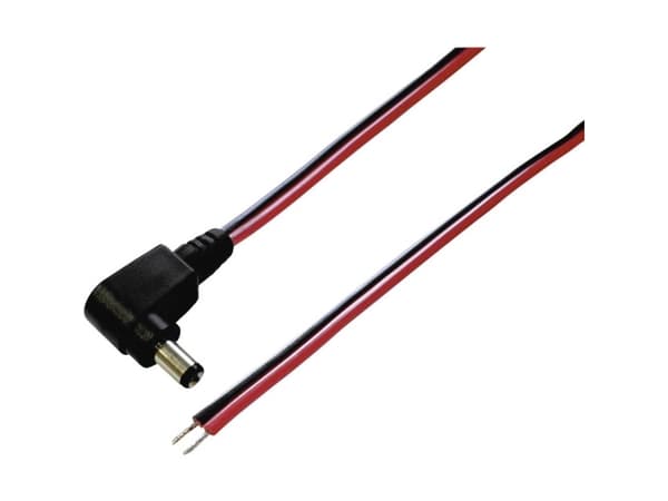BKL Electronic Pienjänniteliitäntäkaapeli Pienjännitepistoke - avoimet kaapelin päät 5,50 mm 2,10 mm 1,00 m 1 kpl 1 kpl