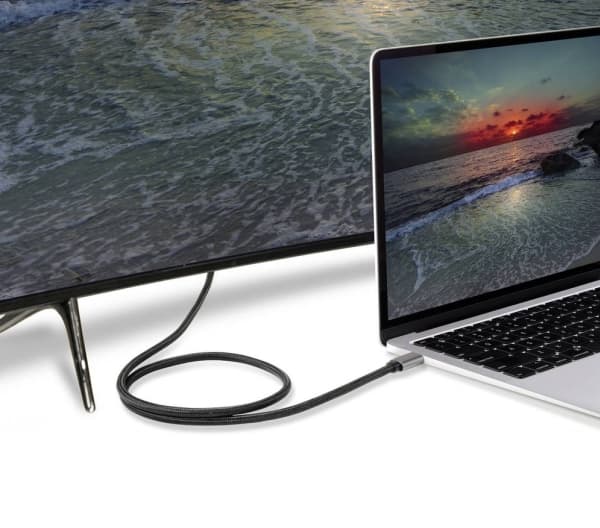 Renkforce RF-4995148, USB-C, HDMI-A, 1 m, Sort