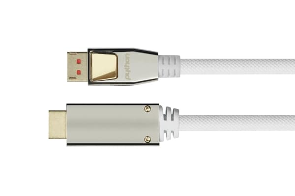Python GC-M0223, 3 m, DisplayPort, HDMI, Hankjønn, Hankjønn, Rett